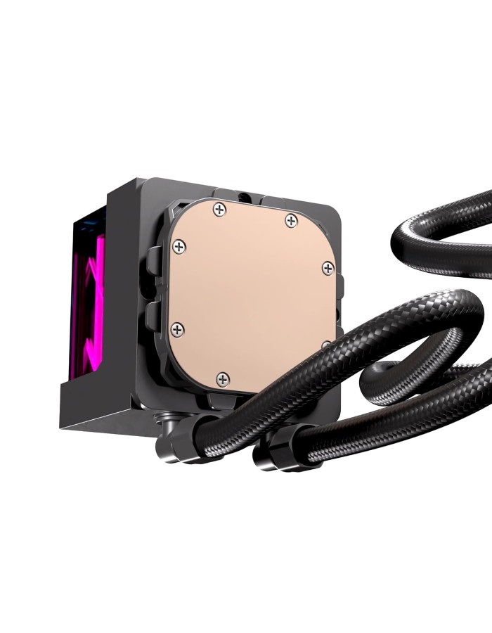 Einarex CPU Liquid Cooler 2xFans LED Display VERTEX 240mm Black Einarex CPU Liquid Cooler 2xFans LED Display VERTEX 240mm Black