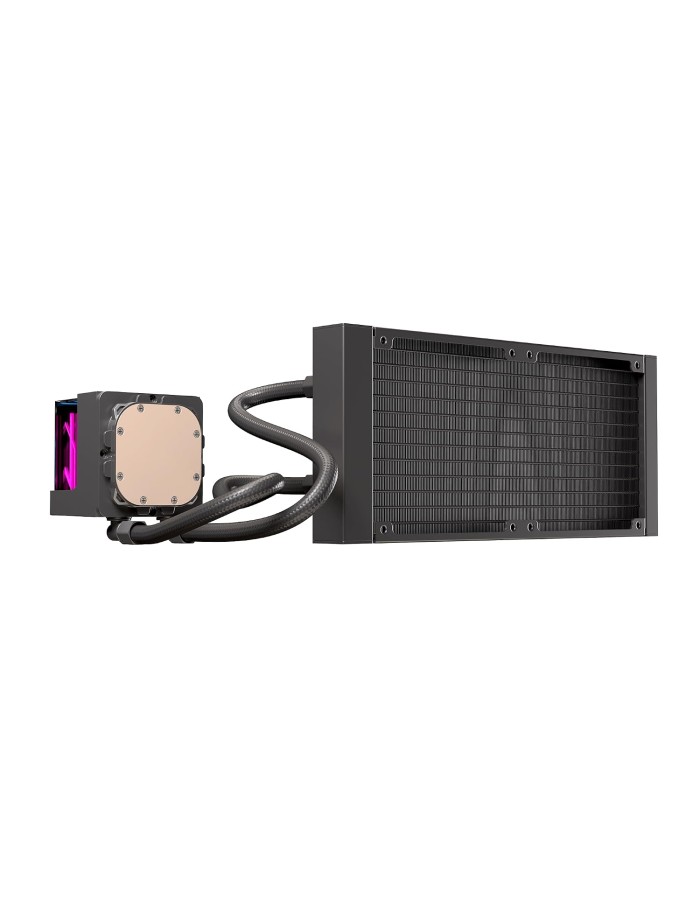 Einarex CPU Liquid Cooler 2xFans LED Display VERTEX 240mm Black Einarex CPU Liquid Cooler 2xFans LED Display VERTEX 240mm Black
