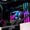Einarex CPU Liquid Cooler 2xFans LED Display VERTEX 240mm Black Einarex CPU Liquid Cooler 2xFans LED Display VERTEX 240mm Black