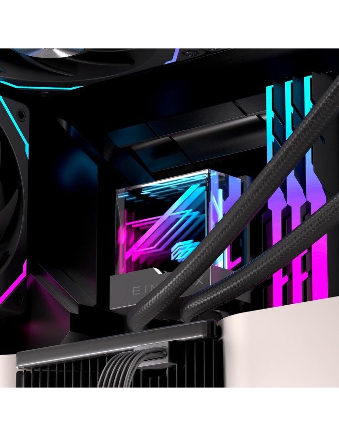 Einarex CPU Liquid Cooler 2xFans LED Display VERTEX 240mm Black Einarex CPU Liquid Cooler 2xFans LED Display VERTEX 240mm Black