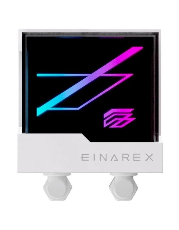 Einarex CPU Liquid Cooler 2xFans LED Display VERTEX 240mm White