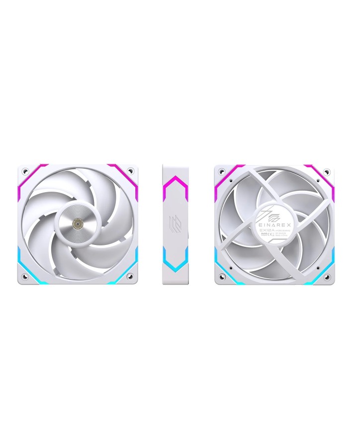 Einarex Gaming Fan ARGB 120 EX12A White