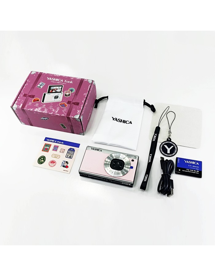 Yashica Digital Camera Compact TANK Pink