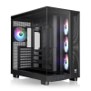 Thermaltake View 380 XL TG ARGB/Black/Win/SPCC/Tempered Glass*2/120mm ARGB Lite Fan*1+120mm ARGB Lite Reverse Fan*3/Brown Box