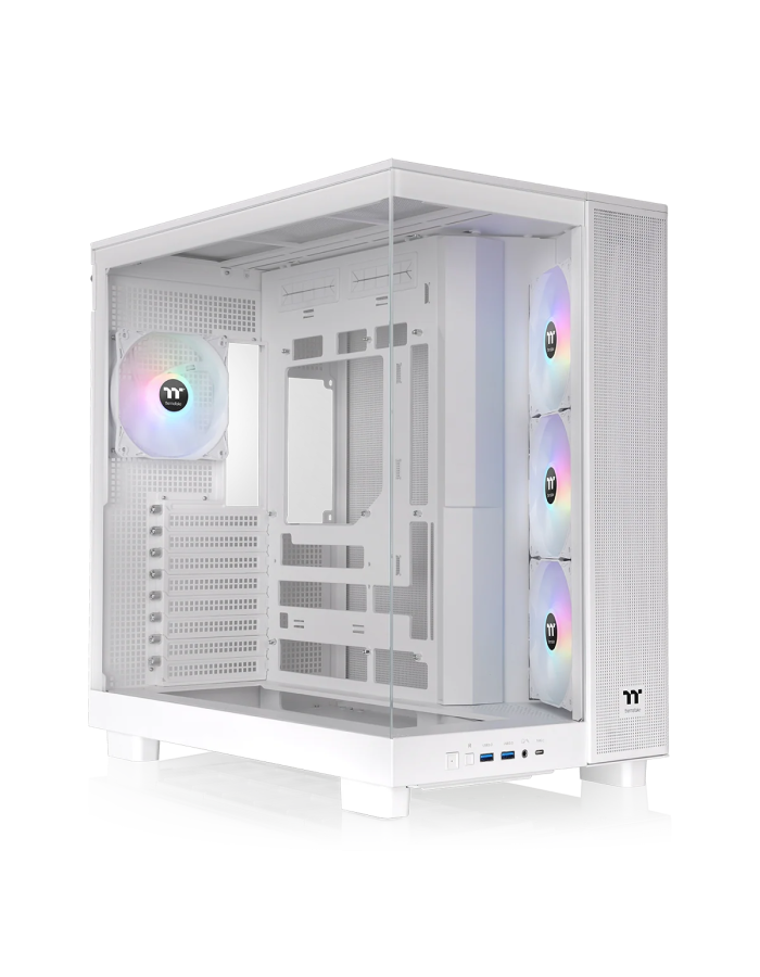 Thermaltake View 380 XL TG ARGB Snow/White/Win/SPCC/Tempered Glass*2/120mm ARGB Lite White Fan*1+120mm ARGB Lite White Thermaltake View 380 XL TG ARGB Snow/White/Win/SPCC/Tempered Glass*2/120mm ARGB Lite White Fan*1+120mm ARGB Lite White