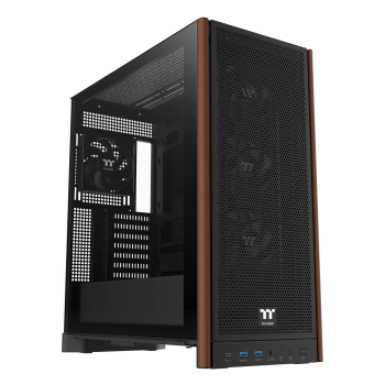 Thermaltake S370 WS/Black/Win/SPCC/TG/CT120mm Fan*4/Brown Box