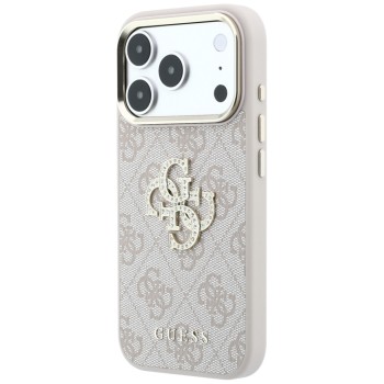Guess 4G &amp;amp; Big Strass Logo Case for iPhone 18 Pro Max / 17 Pro Max - Pink