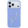 Karl Lagerfeld Smooth Big Resin Signature Logo Case for iPhone 18 Pro / 17 Pro - Blue Karl Lagerfeld Smooth Big Resin Signature Logo Case for iPhone 18 Pro / 17 Pro - Blue