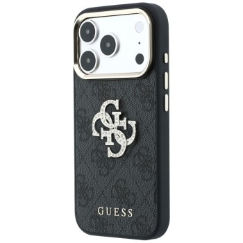 Guess 4G & Big Strass Logo Case for iPhone 18 Pro / 17 Pro - Black Guess 4G & Big Strass Logo Case for iPhone 18 Pro / 17 Pro - Black