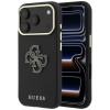 Guess Grained & Big Resin Logo Case for iPhone 18 Pro / 17 Pro - Black Guess Grained & Big Resin Logo Case for iPhone 18 Pro / 17 Pro - Black