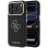 Guess Grained &amp;amp; Big Resin Logo Case for iPhone 18 Pro / 17 Pro - Black