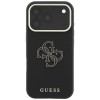 Guess Grained & Big Resin Logo Case for iPhone 18 Pro / 17 Pro - Black Guess Grained & Big Resin Logo Case for iPhone 18 Pro / 17 Pro - Black