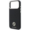 Guess Grained Round Strass Logo MagSafe Case for iPhone 18 Pro / 17 Pro - Black Guess Grained Round Strass Logo MagSafe Case for iPhone 18 Pro / 17 Pro - Black
