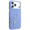Karl Lagerfeld Smooth Big Resin Signature Logo Case for iPhone 18 Pro Max / 17 Pro Max - Blue Karl Lagerfeld Smooth Big Resin Signature Logo Case for iPhone 18 Pro Max / 17 Pro Max - Blue