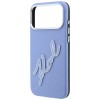 Karl Lagerfeld Smooth Big Resin Signature Logo Case for iPhone 18 Pro Max / 17 Pro Max - Blue Karl Lagerfeld Smooth Big Resin Signature Logo Case for iPhone 18 Pro Max / 17 Pro Max - Blue