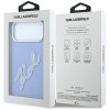Karl Lagerfeld Smooth Big Resin Signature Logo Case for iPhone 18 Pro Max / 17 Pro Max - Blue Karl Lagerfeld Smooth Big Resin Signature Logo Case for iPhone 18 Pro Max / 17 Pro Max - Blue