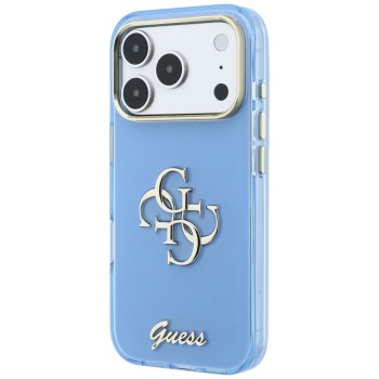 Guess IML 4G Script Metal Case for iPhone 18 Pro Max / 17 Pro Max - Light Blue Guess IML 4G Script Metal Case for iPhone 18 Pro Max / 17 Pro Max - Light Blue