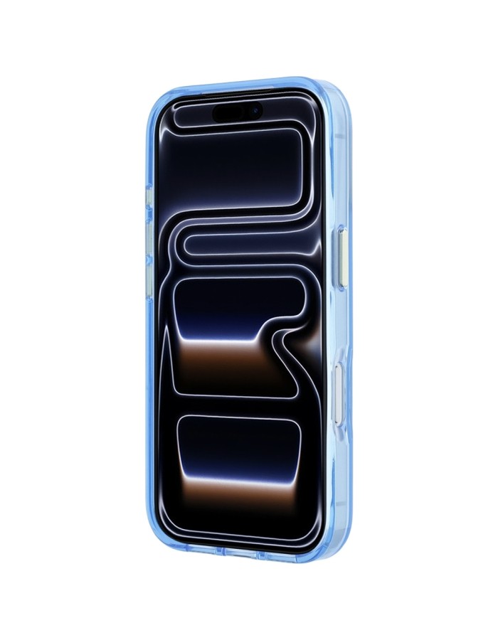 Guess IML 4G Script Metal Case for iPhone 18 Pro Max / 17 Pro Max - Light Blue Guess IML 4G Script Metal Case for iPhone 18 Pro Max / 17 Pro Max - Light Blue