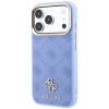 Guess Peony 4G Small Logo MagSafe Case for iPhone 18 Pro / 17 Pro - Light Blue