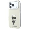 Karl Lagerfeld Smooth Ikonik Sketch MagSafe Case for iPhone 18 Pro Max / 17 Pro Max - Beige