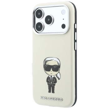 Karl Lagerfeld Smooth Ikonik Sketch MagSafe Case for iPhone 18 Pro Max / 17 Pro Max - Beige Karl Lagerfeld Smooth Ikonik Sketch MagSafe Case for iPhone 18 Pro Max / 17 Pro Max - Beige