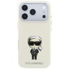 Karl Lagerfeld Smooth Ikonik Sketch MagSafe Case for iPhone 18 Pro Max / 17 Pro Max - Beige