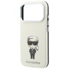 Karl Lagerfeld Smooth Ikonik Sketch MagSafe Case for iPhone 18 Pro Max / 17 Pro Max - Beige