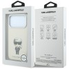 Karl Lagerfeld Smooth Ikonik Sketch MagSafe Case for iPhone 18 Pro Max / 17 Pro Max - Beige