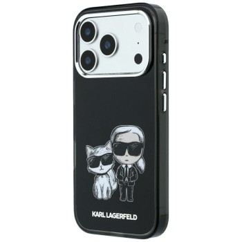 Karl Lagerfeld Smooth Karl & Choupette Bodies Sketch MagSafe Case for iPhone 18 Pro Max / 17 Pro Max - Black Karl Lagerfeld Smooth Karl & Choupette Bodies Sketch MagSafe Case for iPhone 18 Pro Max / 17 Pro Max - Black