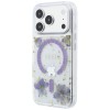 Guess Resin Flowers Glitter MagSafe Case for iPhone 18 Pro Max / 17 Pro Max - Purple Guess Resin Flowers Glitter MagSafe Case for iPhone 18 Pro Max / 17 Pro Max - Purple