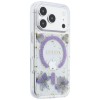 Guess Resin Flowers Glitter MagSafe Case for iPhone 18 Pro Max / 17 Pro Max - Purple Guess Resin Flowers Glitter MagSafe Case for iPhone 18 Pro Max / 17 Pro Max - Purple