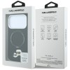 Karl Lagerfeld with Ring Stand 360 Karl & Choupette Heads Pin MagSafe Case for iPhone 18 Pro / 17 Pro - Black Karl Lagerfeld with Ring Stand 360 Karl & Choupette Heads Pin MagSafe Case for iPhone 18 Pro / 17 Pro - Black
