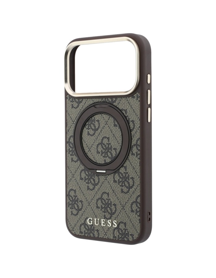 Guess Ring Stand 360 4G Classic Logo MagSafe Case for iPhone 18 Pro Max / 17 Pro Max - Brown Guess Ring Stand 360 4G Classic Logo MagSafe Case for iPhone 18 Pro Max / 17 Pro Max - Brown