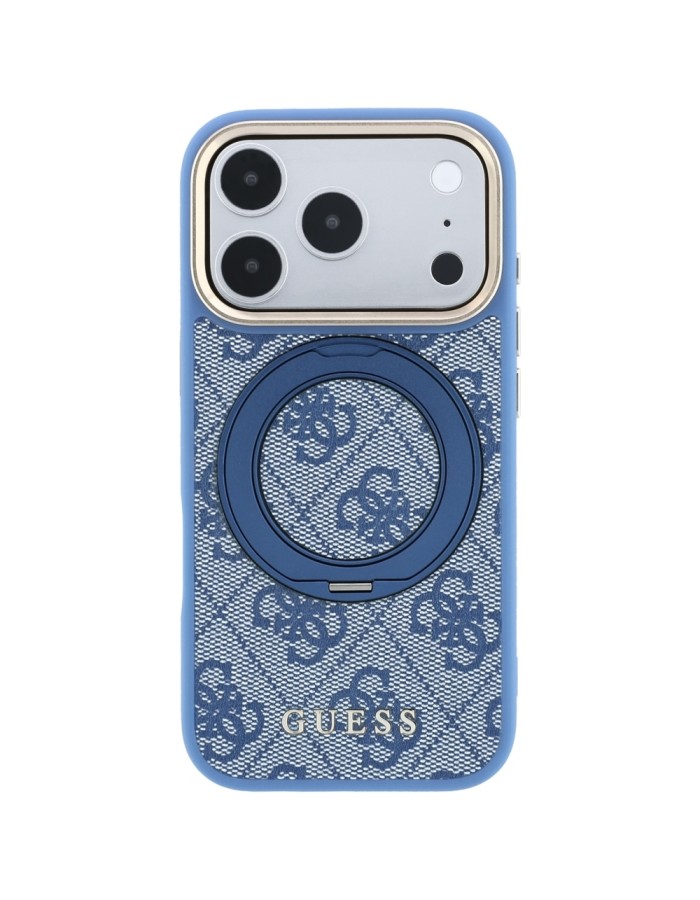 Guess Ring Stand 360 4G Classic Logo MagSafe Case for iPhone 18 Pro Max / 17 Pro Max - Blue Guess Ring Stand 360 4G Classic Logo MagSafe Case for iPhone 18 Pro Max / 17 Pro Max - Blue