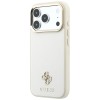 Guess Saffiano Small 4G &amp;amp; Classic Logo MagSafe Case for iPhone 18 Pro / 17 Pro - Beige