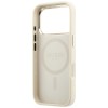 Guess Saffiano Small 4G &amp;amp; Classic Logo MagSafe Case for iPhone 18 Pro / 17 Pro - Beige