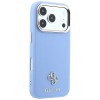 Guess Saffiano Small 4G & Classic Logo MagSafe Case for iPhone 18 Pro / 17 Pro - Light Blue Guess Saffiano Small 4G & Classic Logo MagSafe Case for iPhone 18 Pro / 17 Pro - Light Blue