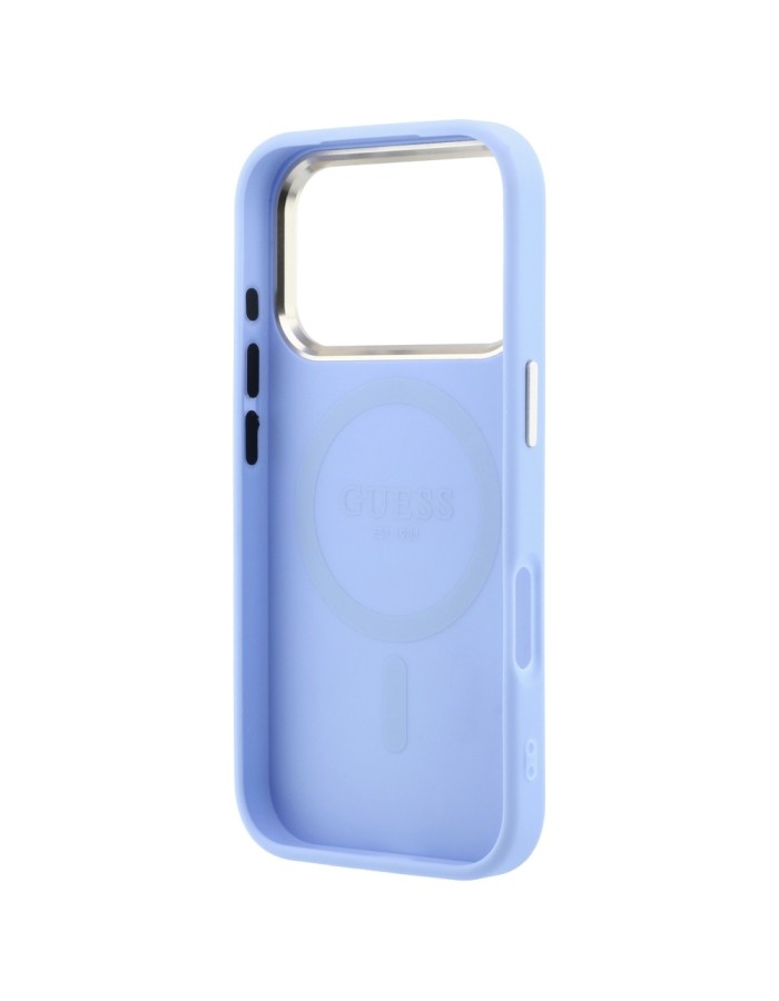Guess Saffiano Small 4G & Classic Logo MagSafe Case for iPhone 18 Pro Max / 17 Pro Max - Light Blue Guess Saffiano Small 4G & Classic Logo MagSafe Case for iPhone 18 Pro Max / 17 Pro Max - Light Blue