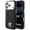 Karl Lagerfeld Grained Embossed Ring &amp;amp; Kameo Logo MagSafe Case for iPhone 18 Pro / 17 Pro - Black
