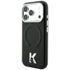 Karl Lagerfeld Grained Embossed Ring & Kameo Logo MagSafe Case for iPhone 18 Pro / 17 Pro - Black Karl Lagerfeld Grained Embossed Ring & Kameo Logo MagSafe Case for iPhone 18 Pro / 17 Pro - Black