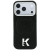 Karl Lagerfeld Grained Embossed Ring & Kameo Logo MagSafe Case for iPhone 18 Pro / 17 Pro - Black Karl Lagerfeld Grained Embossed Ring & Kameo Logo MagSafe Case for iPhone 18 Pro / 17 Pro - Black