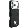 Karl Lagerfeld Grained Embossed Ring & Kameo Logo MagSafe Case for iPhone 18 Pro / 17 Pro - Black Karl Lagerfeld Grained Embossed Ring & Kameo Logo MagSafe Case for iPhone 18 Pro / 17 Pro - Black