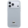 Karl Lagerfeld Grained Karl Head Metal MagSafe Case for iPhone 18 Pro Max / 17 Pro Max - Gray Karl Lagerfeld Grained Karl Head Metal MagSafe Case for iPhone 18 Pro Max / 17 Pro Max - Gray