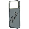 Karl Lagerfeld IML Big Signature Resin Metal Frame Case for iPhone 18 Pro / 17 Pro - Black Karl Lagerfeld IML Big Signature Resin Metal Frame Case for iPhone 18 Pro / 17 Pro - Black