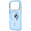 Karl Lagerfeld Peekaboo Logo MagSafe case for iPhone 18 Pro / 17 Pro - light blue Karl Lagerfeld Peekaboo Logo MagSafe case for iPhone 18 Pro / 17 Pro - light blue