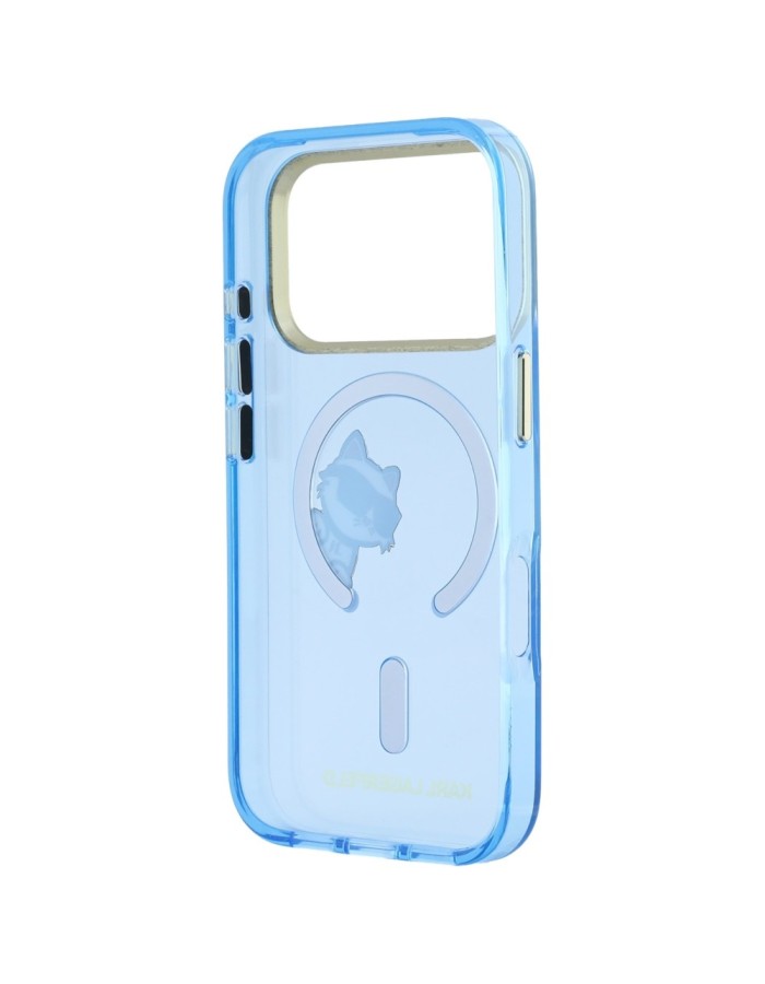 Karl Lagerfeld Peekaboo Logo MagSafe case for iPhone 18 Pro / 17 Pro - light blue Karl Lagerfeld Peekaboo Logo MagSafe case for iPhone 18 Pro / 17 Pro - light blue
