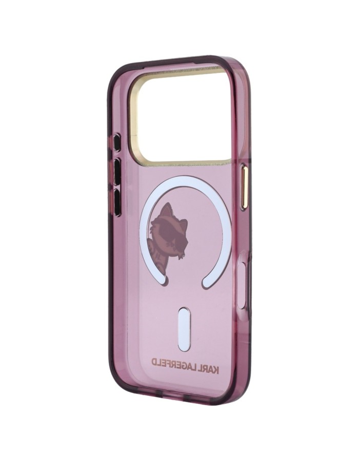 Karl Lagerfeld Peekaboo Logo MagSafe case for iPhone 18 Pro Max / 17 Pro Max - burgundy Karl Lagerfeld Peekaboo Logo MagSafe case for iPhone 18 Pro Max / 17 Pro Max - burgundy