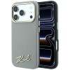 Karl Lagerfeld Saffiano Small Script Metal Logo MagSafe Case for iPhone 18 Pro / 17 Pro - Beige Karl Lagerfeld Saffiano Small Script Metal Logo MagSafe Case for iPhone 18 Pro / 17 Pro - Beige