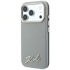 Karl Lagerfeld Saffiano Small Script Metal Logo MagSafe Case for iPhone 18 Pro / 17 Pro - Beige Karl Lagerfeld Saffiano Small Script Metal Logo MagSafe Case for iPhone 18 Pro / 17 Pro - Beige