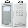 Karl Lagerfeld Saffiano Small Script Metal Logo MagSafe Case for iPhone 18 Pro / 17 Pro - Beige Karl Lagerfeld Saffiano Small Script Metal Logo MagSafe Case for iPhone 18 Pro / 17 Pro - Beige